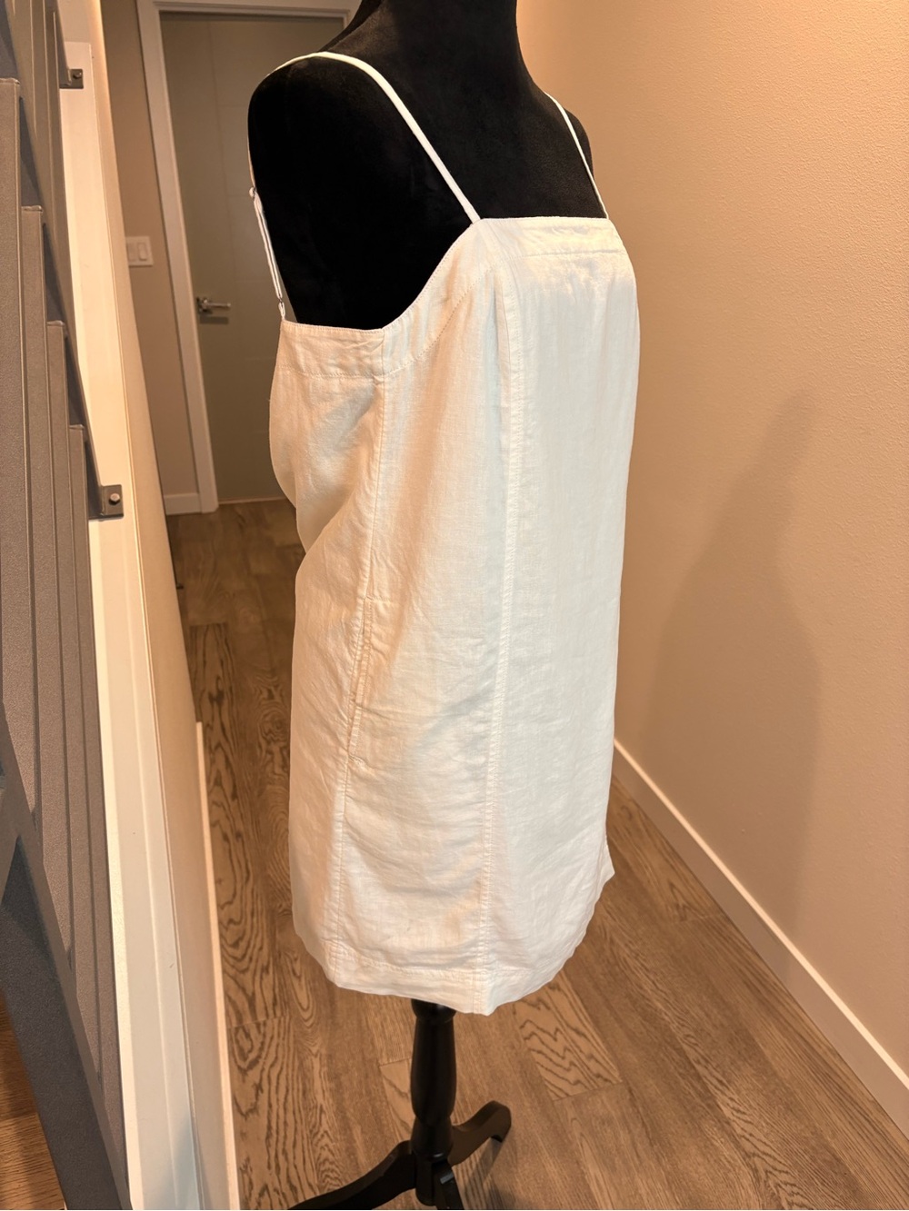 Madewell White Linen Slip Dress - Picture 6 of 10